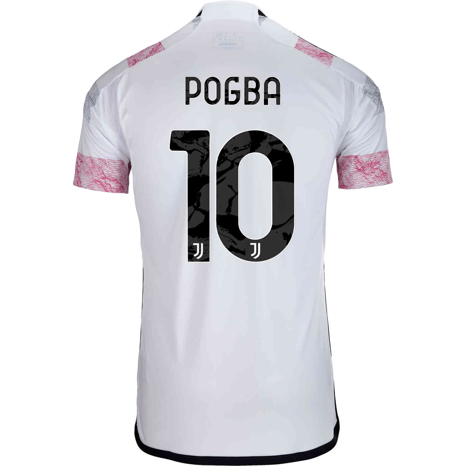Paul Pogba Juventus FC 2023/24 Away Soccer Jersey by Adidas
