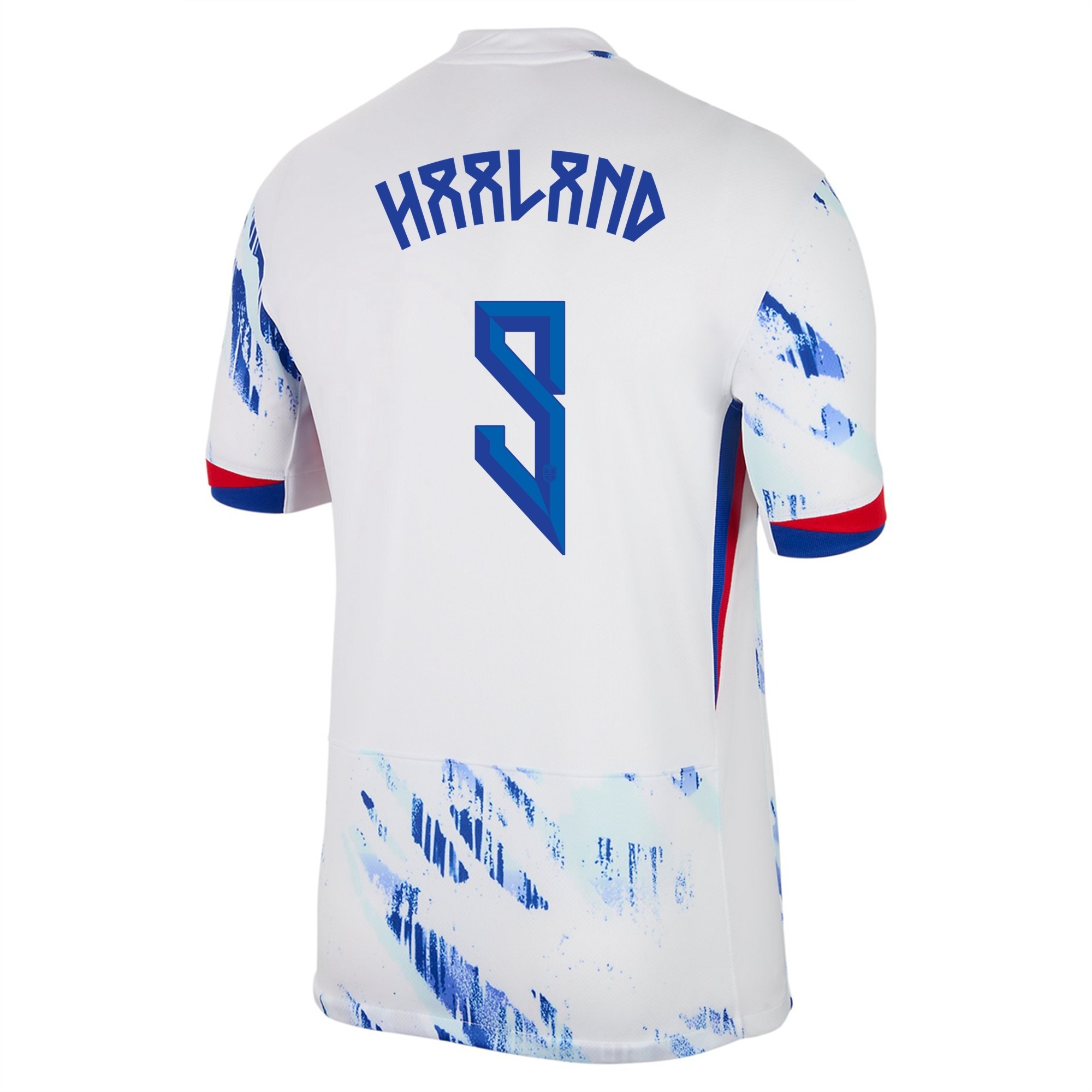 Erling Haaland Norway 2024/25 Away Soccer Jersey by Nike