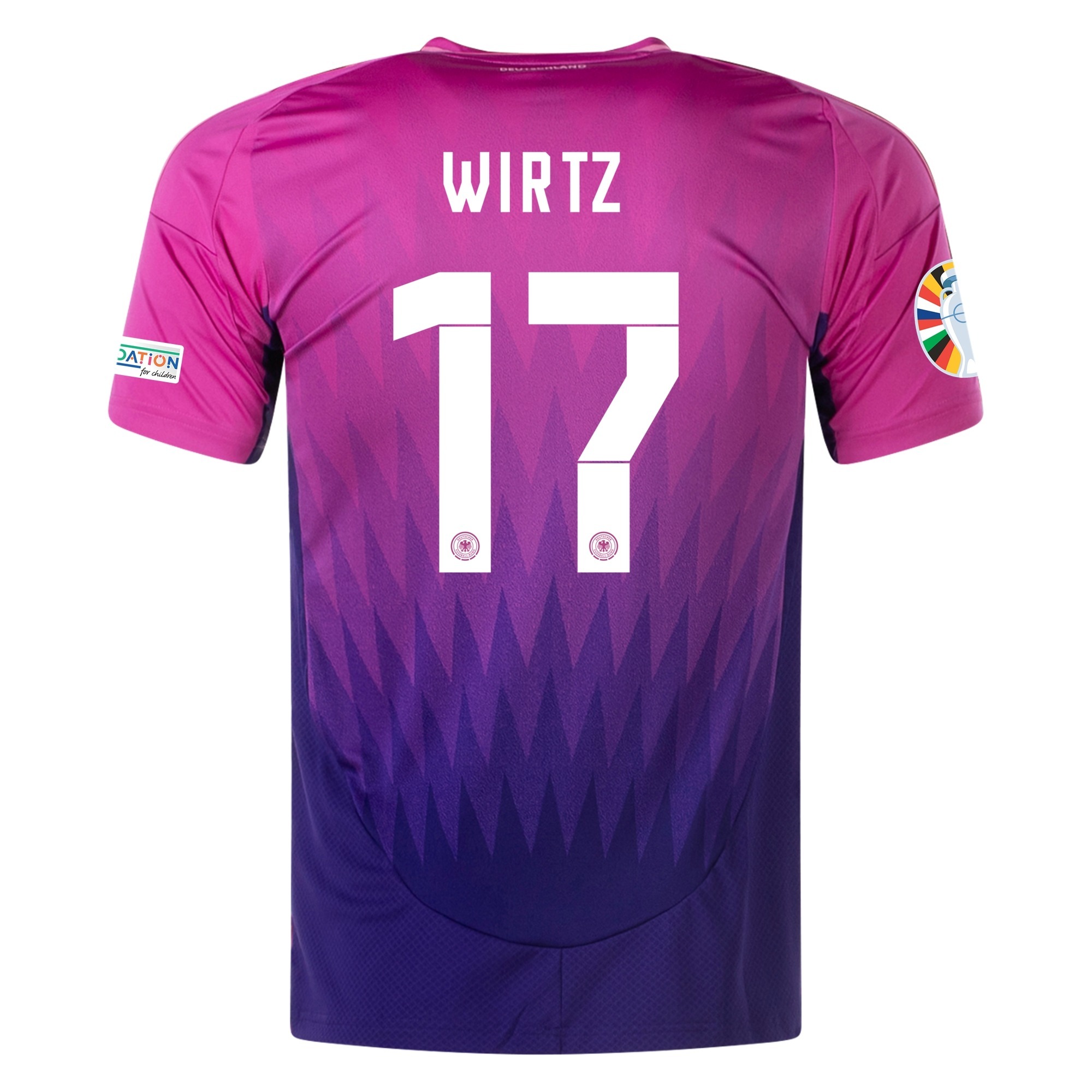 Florian Wirtz Germany 2024/25 Away Soccer Jersey by Adidas