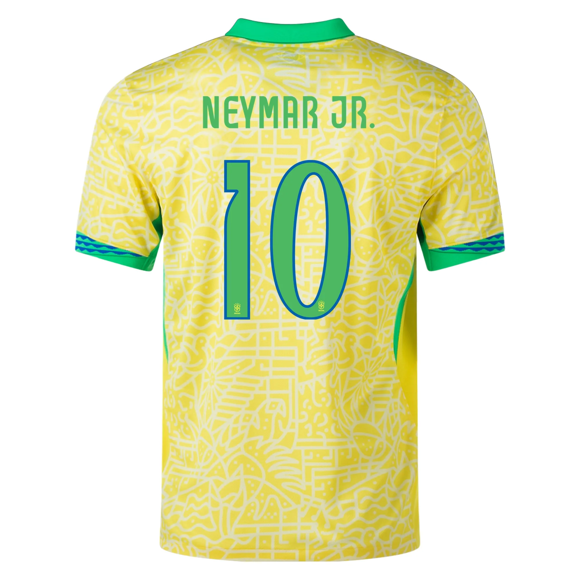 Neymar Brazil 2024/25 Authentic Home Soccer Jersey by Nike