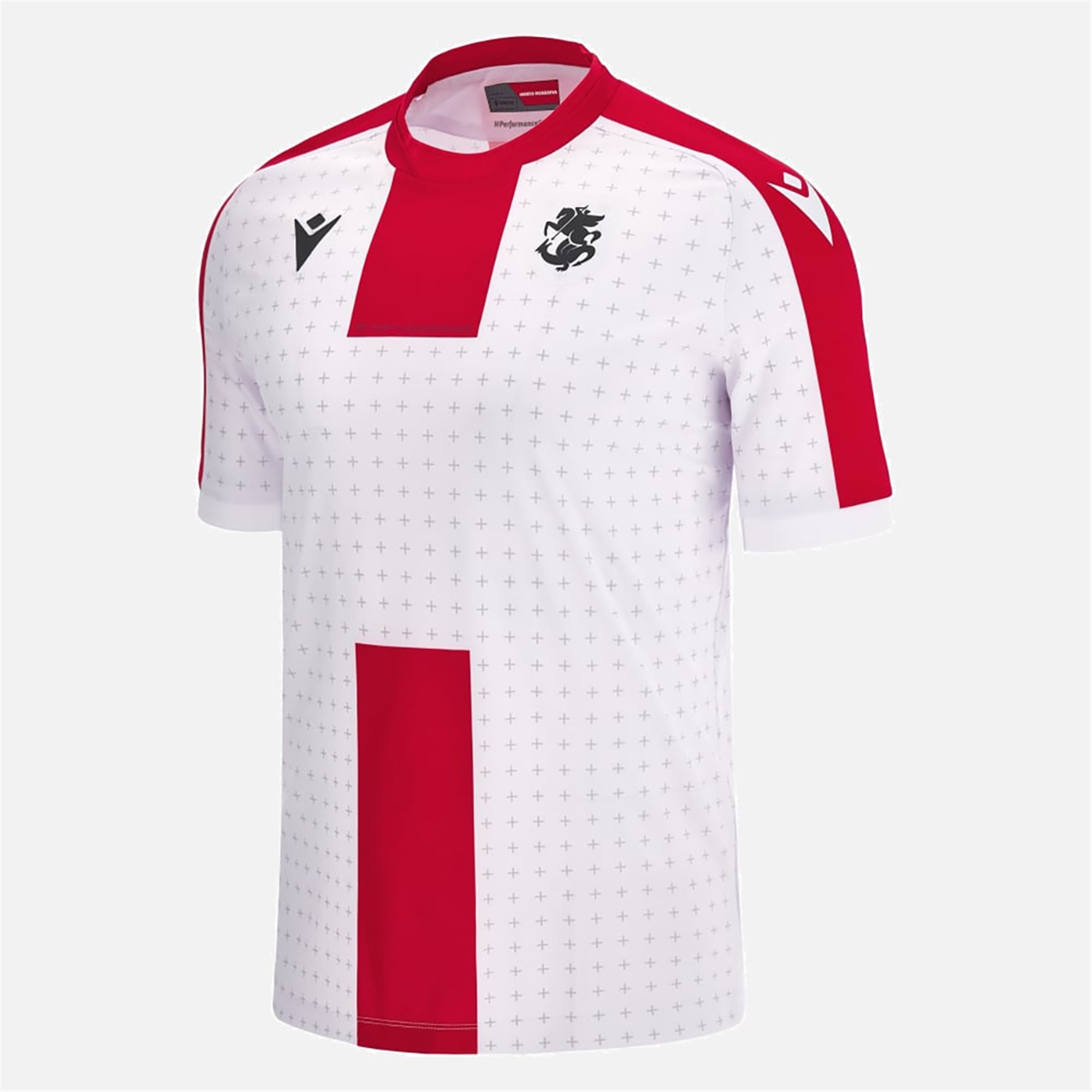 Georgia 2024/25 Authentic Home Soccer Jersey by Macron