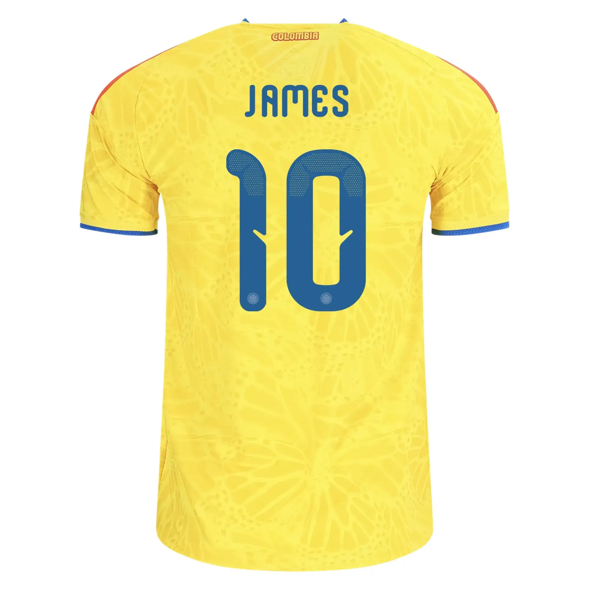 James Rodriguez Colombia 2026/27 Authentic Home Soccer Jersey by Adidas