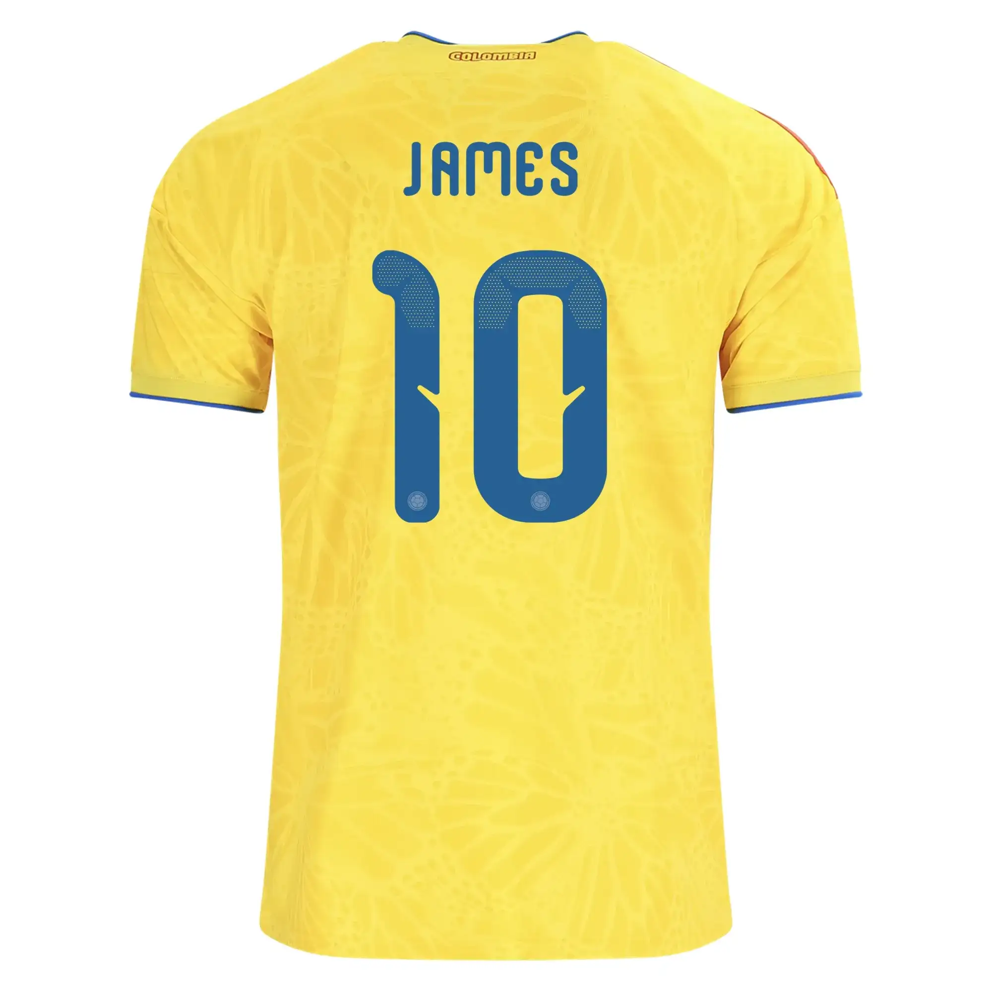 James Rodriguez Colombia 2026/27 Home Soccer Jersey by Adidas