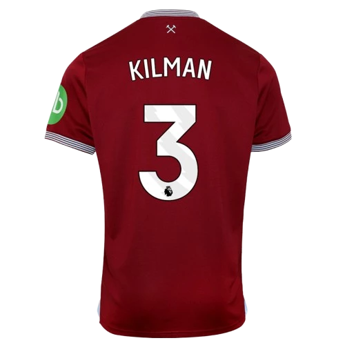 Maximilian Kilman West Ham 2025/26 Home Soccer Jersey by Umbro