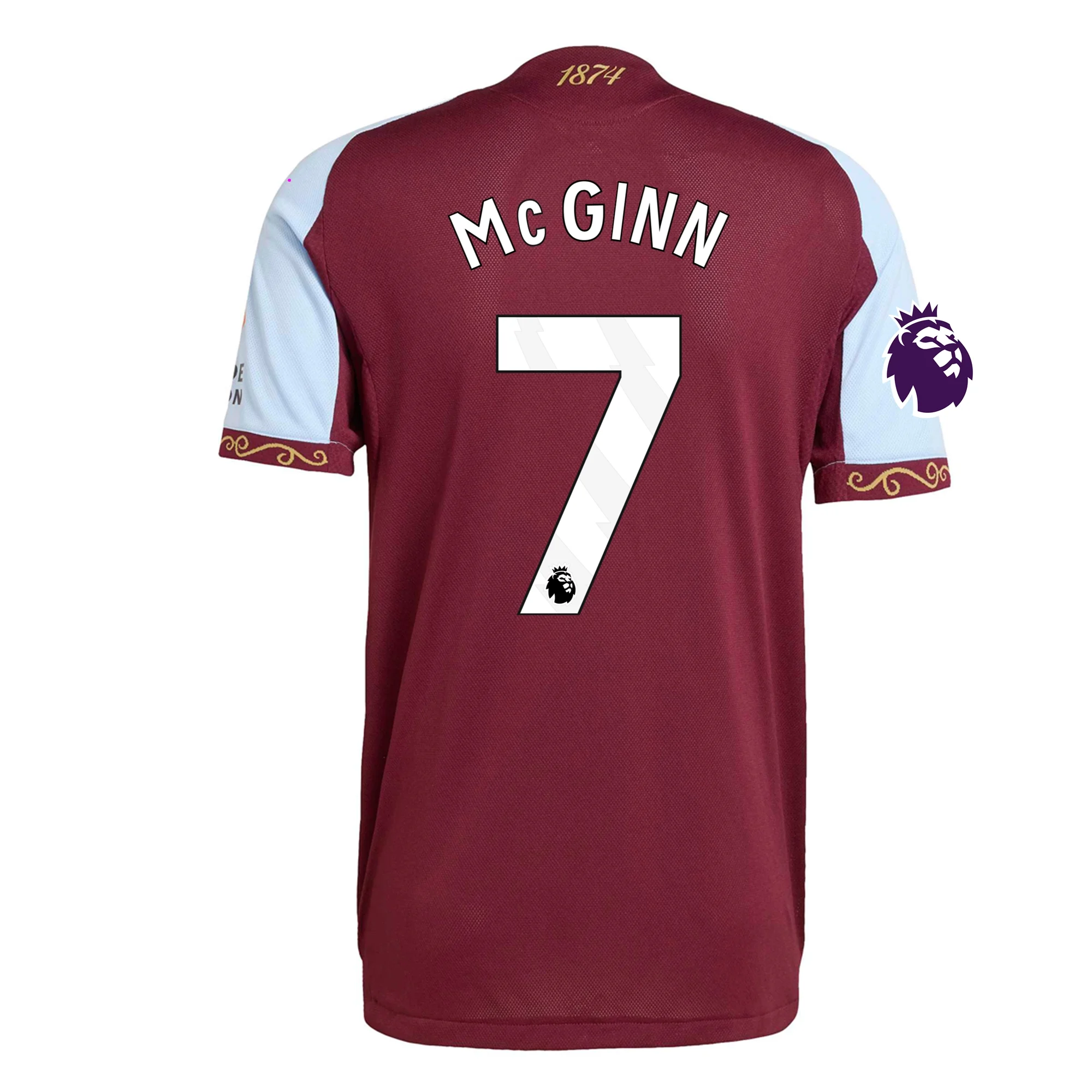 John McGinn Aston Villa 2025/26 Authentic Home Soccer Jersey by Adidas