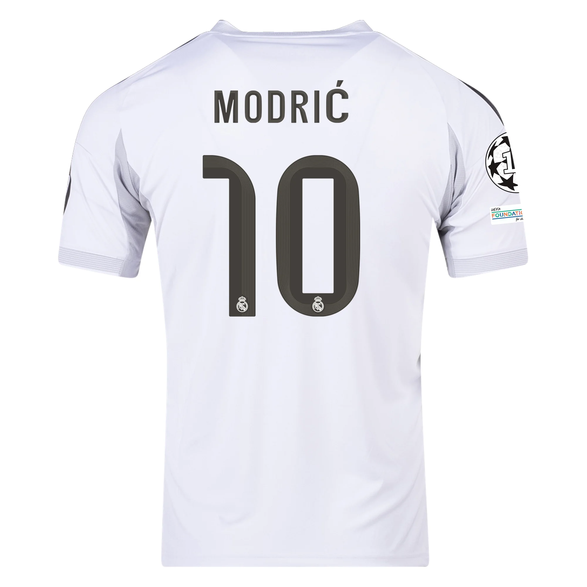 Luka Modrić Real Madrid 2025/26 Home Soccer Jersey by Adidas