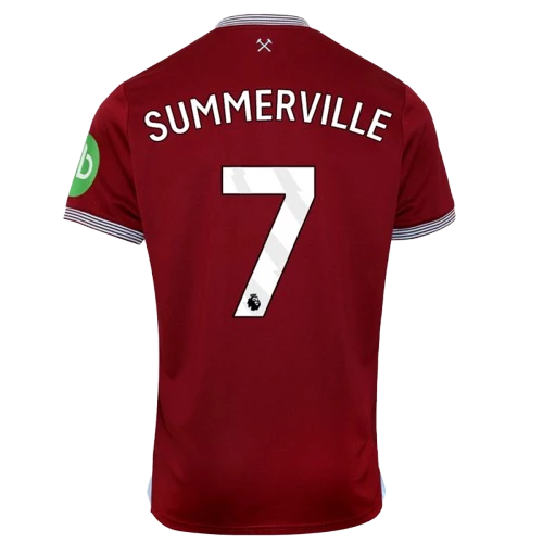 Crysencio Summerville West Ham 2025/26 Home Soccer Jersey by Umbro
