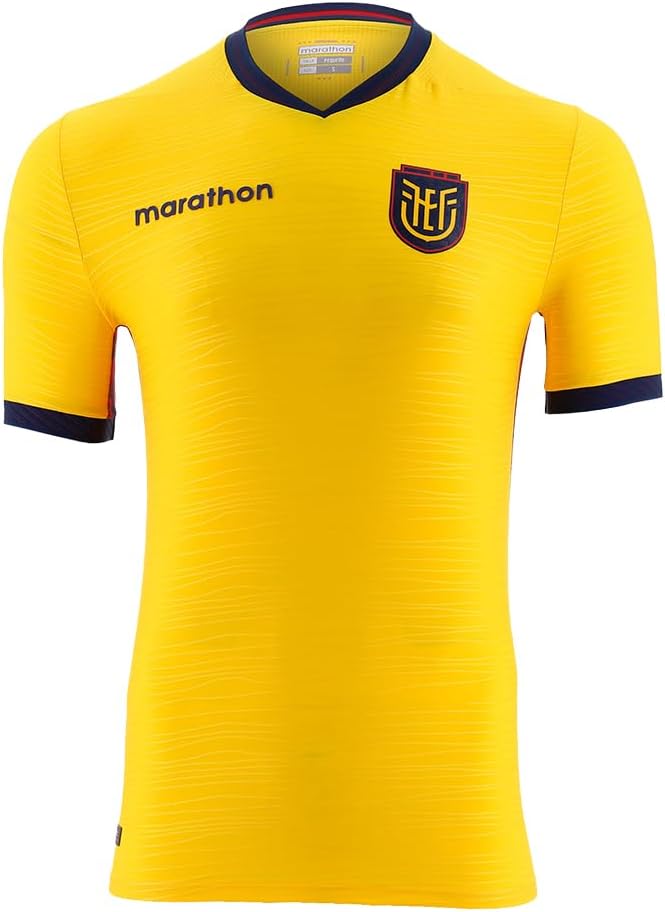 Alan Minda Ecuador 2026 Home Soccer Jersey by Marathon