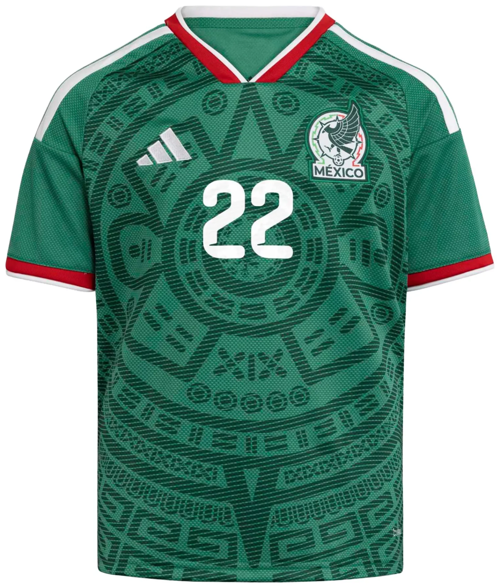 Hirving Lozano Mexico 2026 Home Soccer Jersey by Adidas