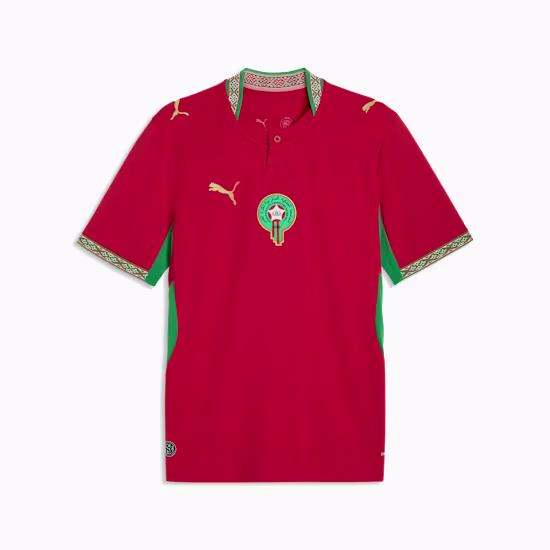 Sofyan Amrabat Morocco 2026 Home Soccer Jersey by PUMA
