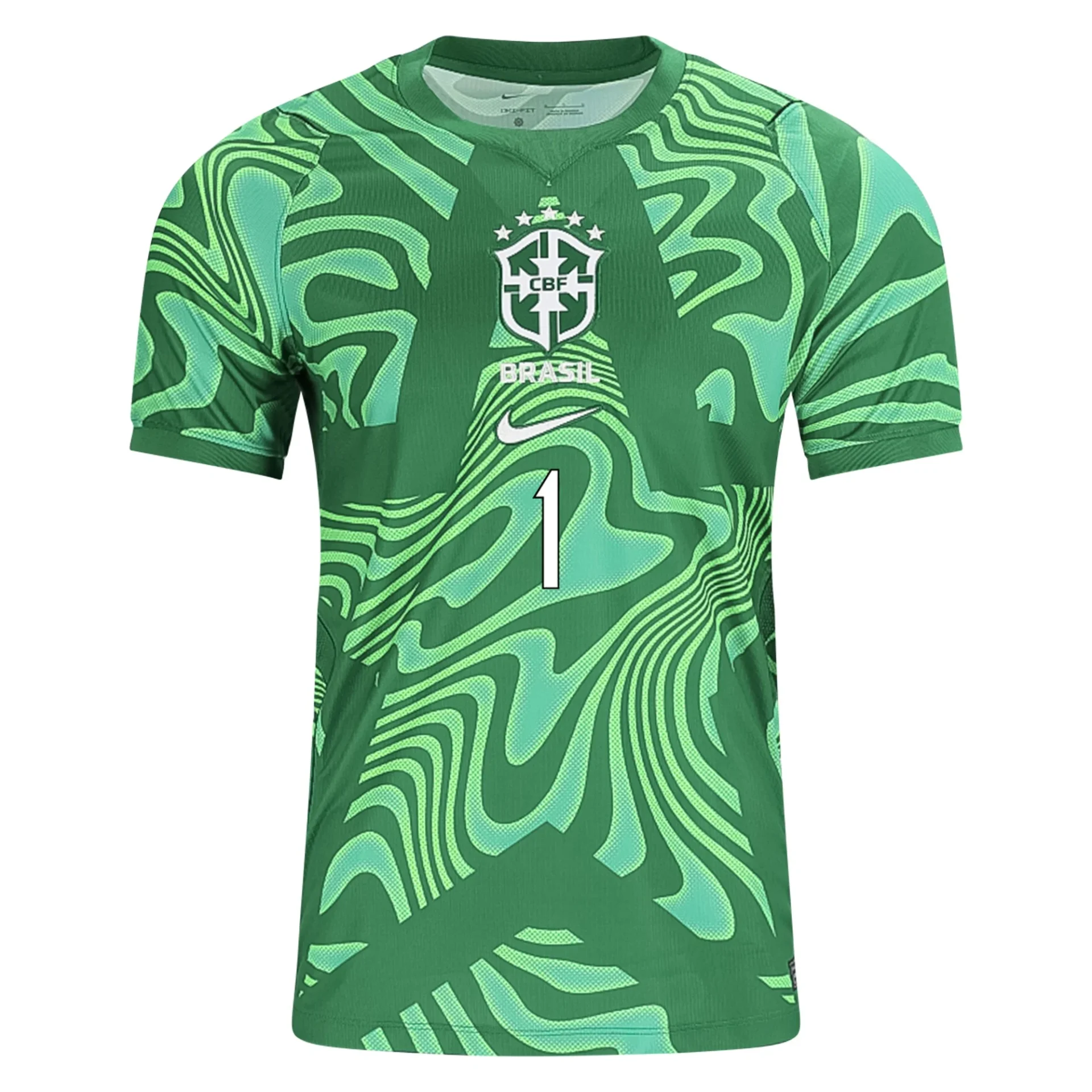 Alisson Becker Brazil 2026 Home Soccer Jersey by Nike