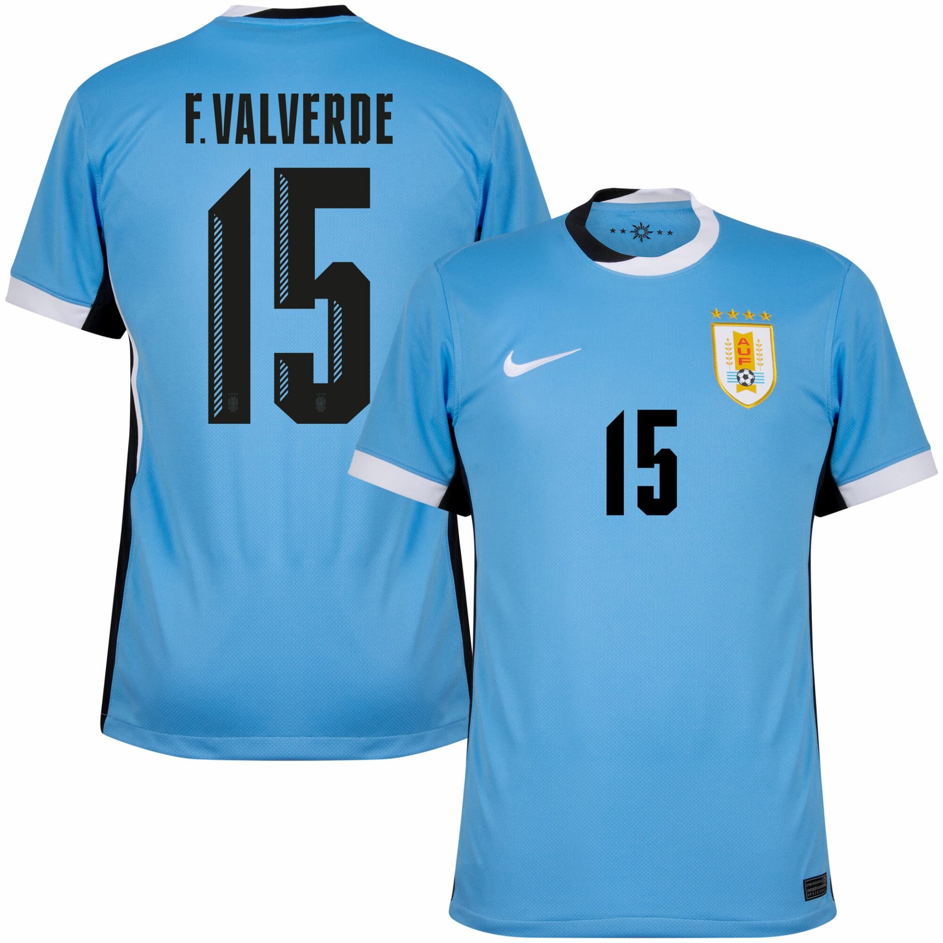 Federico Valverde Uruguay 2026 Home Soccer Jersey by Nike