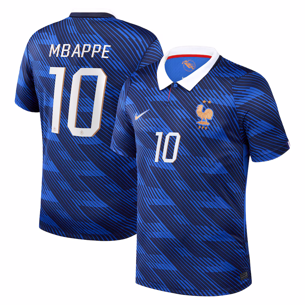 Kylian Mbappé France 2026 Home Soccer Jersey by Nike