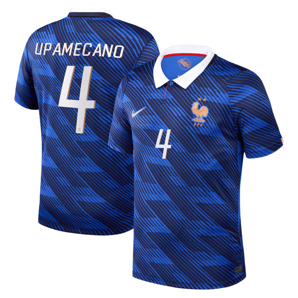 Dayot Upamecano France 2026 Home Soccer Jersey by Nike