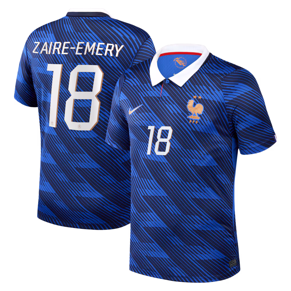Warren Zaïre-Emery France 2026 Home Soccer Jersey by Nike
