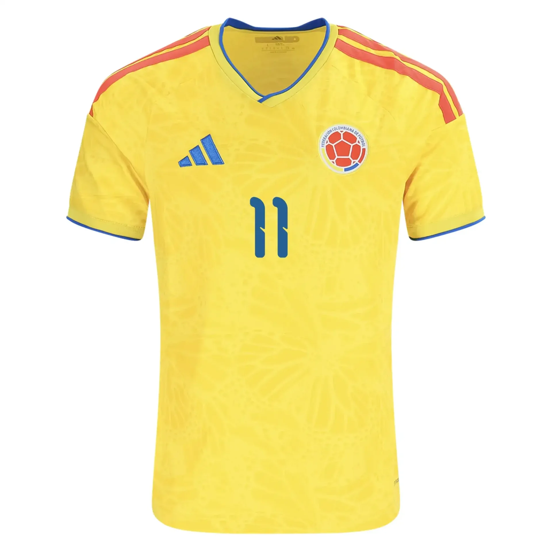 Jhon Arias Colombia 2026 Home Soccer Jersey by Adidas