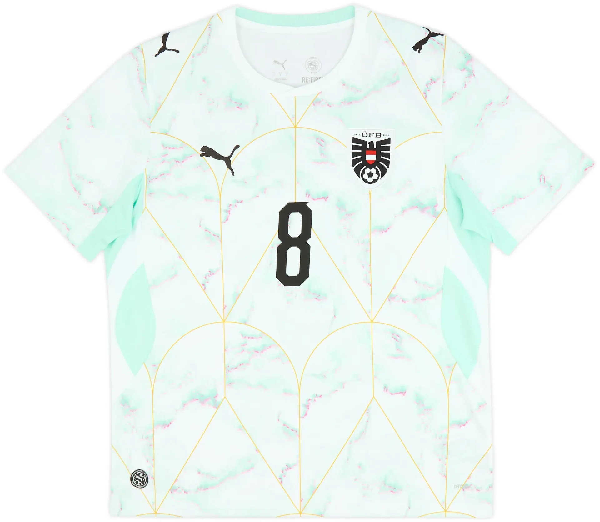 David Alaba Austria 2026 Away Soccer Jersey by PUMA
