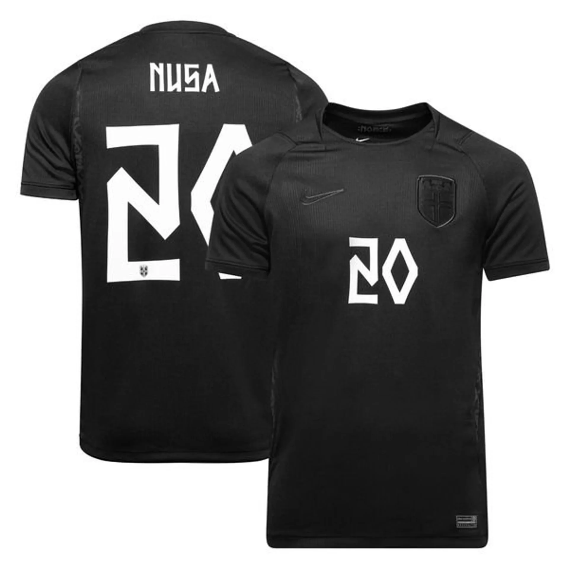 Antonio Nusa Norway 2026 Away Soccer Jersey by Nike