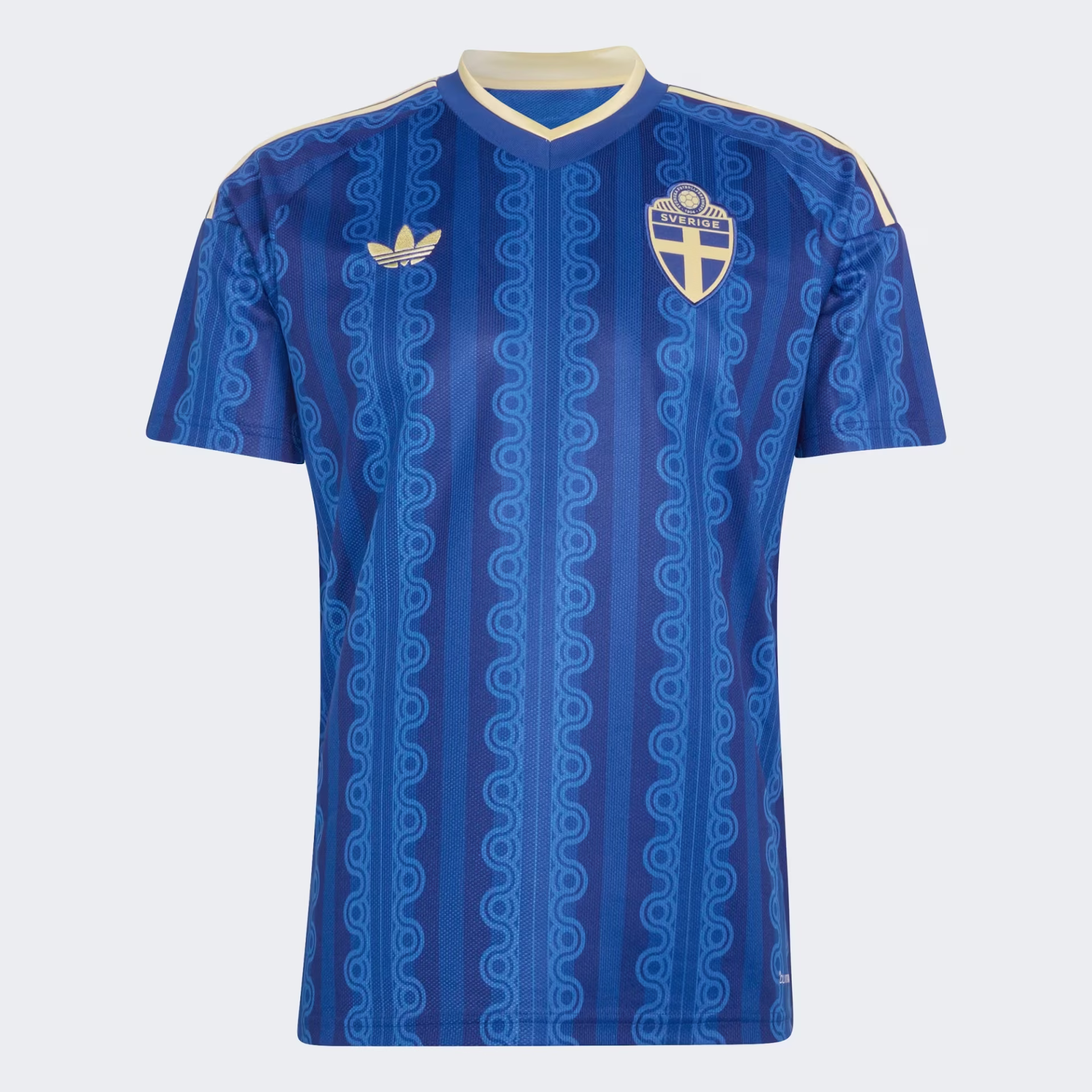 Hugo Larsson Sweden 2026 Away Soccer Jersey by Adidas