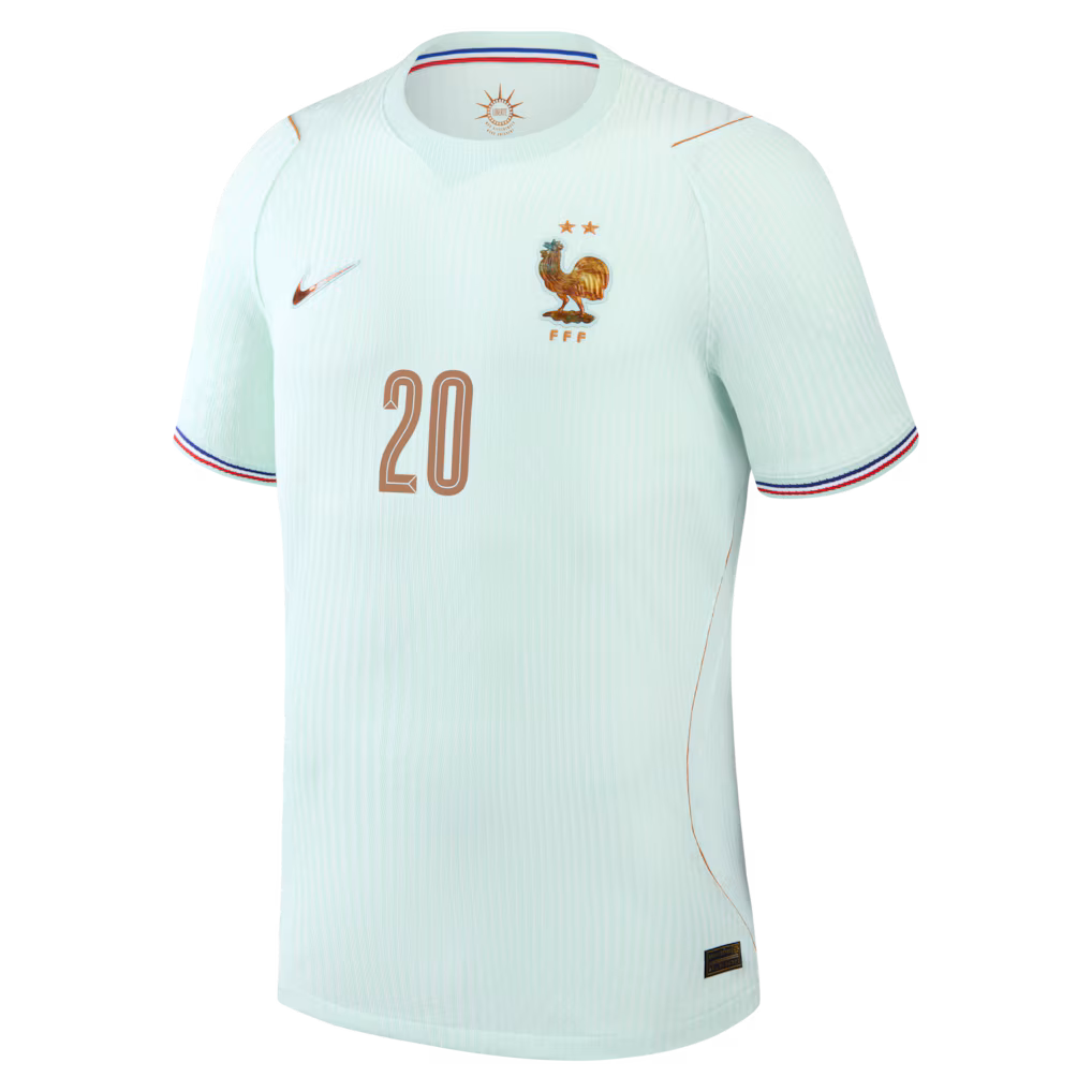 Bradley Barcola France 2026 Away Soccer Jersey by Nike - US Sport Box - image 1
