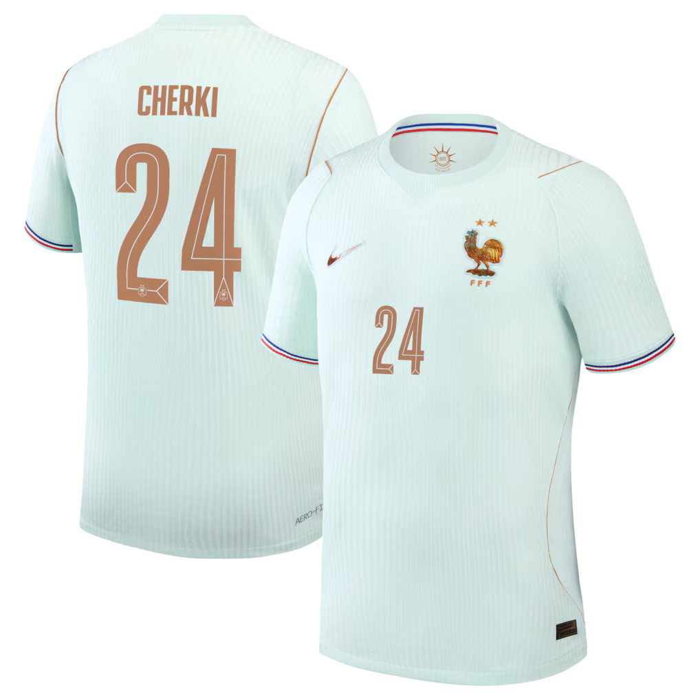 Rayan Cherki France 2026 Away Soccer Jersey by Nike