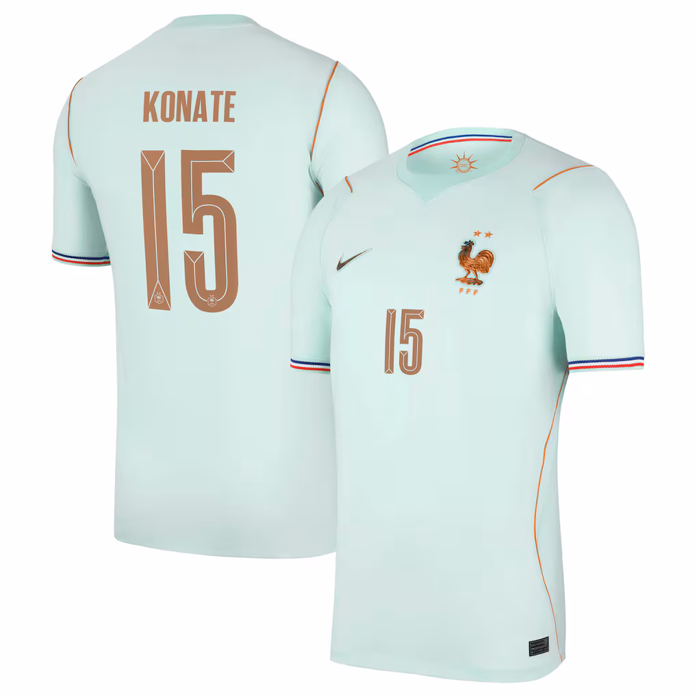 Ibrahima Konaté France 2026 Away Soccer Jersey by Nike